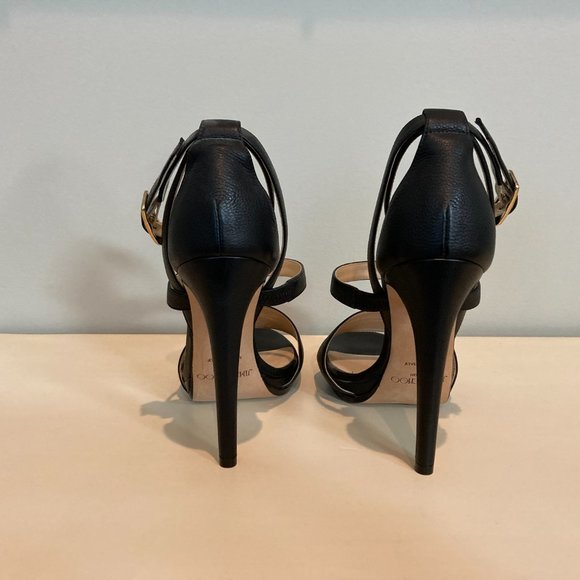 Jimmy Choo Leather Platform Sandals